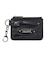 MILLS LOGO FAUX CROCO CARD CASE