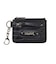 MILLS LOGO FAUX CROCO CARD CASE