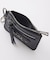 MILLS LOGO FAUX CROCO CARD CASE
