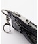 MILLS LOGO FAUX CROCO CARD CASE