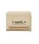 MILLS LOGO FAUX CROCO MINI WALLET