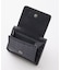 MILLS LOGO FAUX CROCO MINI WALLET