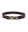 XG EMBLEM BUCKLE FAUX LEATHER BELT