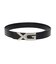 XG EMBLEM BUCKLE FAUX LEATHER BELT