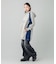 PANELED SWEAT ANORAK DRESS