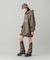 PANELED SWEAT ANORAK DRESS