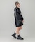 PANELED SWEAT ANORAK DRESS
