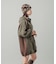 PANELED SWEAT ANORAK DRESS