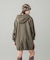 PANELED SWEAT ANORAK DRESS
