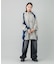 PANELED SWEAT ANORAK DRESS