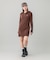 RIB HOODIE DRESS