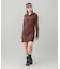 RIB HOODIE DRESS