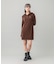 RIB HOODIE DRESS