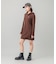 RIB HOODIE DRESS