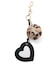 MIRROR AND LOGO KEY CHARM