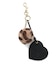 MIRROR AND LOGO KEY CHARM