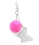 MIRROR AND LOGO KEY CHARM