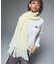 RUBBER PATCH KNIT SCARF