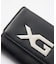 XG EMBLEM BUCKLE FAUX LEATHER MINI WALLET