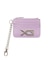 XG EMBLEM BUCKLE FAUX LEATHER CARD CASE