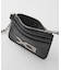 XG EMBLEM BUCKLE FAUX LEATHER CARD CASE