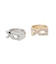 XG EMBLEM RHINESTONE RING