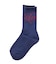 HEART SCRIPT LOGO RIB SOCKS