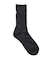 HEART SCRIPT LOGO RIB SOCKS