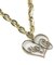 HEART SCRIPT LOGO CHAIN NECKLACE