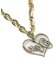 HEART SCRIPT LOGO CHAIN NECKLACE