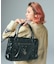 HEART PADLOCK FAUX LEATHER 2WAY BAG