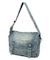 SCRIPT LOGO DENIM SHOULDER BAG