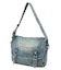 SCRIPT LOGO DENIM SHOULDER BAG