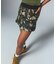 WAIST RIB PLEATED MINI SKIRT