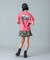 WAIST RIB PLEATED MINI SKIRT