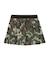WAIST RIB PLEATED MINI SKIRT