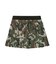 WAIST RIB PLEATED MINI SKIRT
