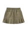WAIST RIB PLEATED MINI SKIRT