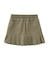 WAIST RIB PLEATED MINI SKIRT