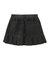 WAIST RIB PLEATED MINI SKIRT