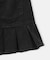 WAIST RIB PLEATED MINI SKIRT