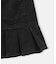 WAIST RIB PLEATED MINI SKIRT
