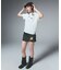 DISTRESSED DENIM MINI SKIRT