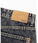 DISTRESSED DENIM MINI SKIRT