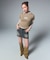 BUTTERFLY POCKET DENIM MINI SKIRT