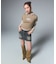BUTTERFLY POCKET DENIM MINI SKIRT
