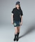BUTTERFLY POCKET DENIM MINI SKIRT
