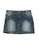 BUTTERFLY POCKET DENIM MINI SKIRT