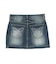 BUTTERFLY POCKET DENIM MINI SKIRT