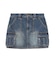 CARGO POCKET DENIM MINI SKIRT